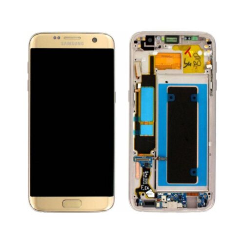 Αυθεντική Οθόνη Samsung Galaxy S7 Edge, Gold, Movil.gr